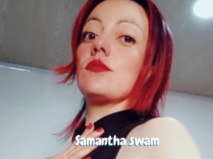 Samantha_swam